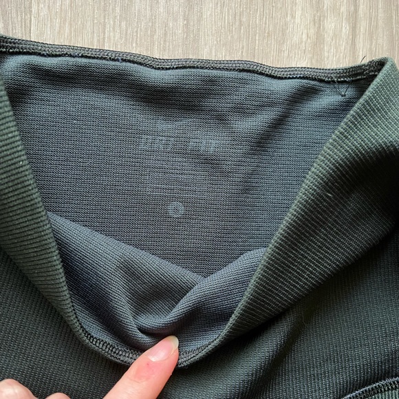 Nike Dri Fit Zoned Sculpt Super High Rise Ribbed Compression Leggings - Picture 2 of 3